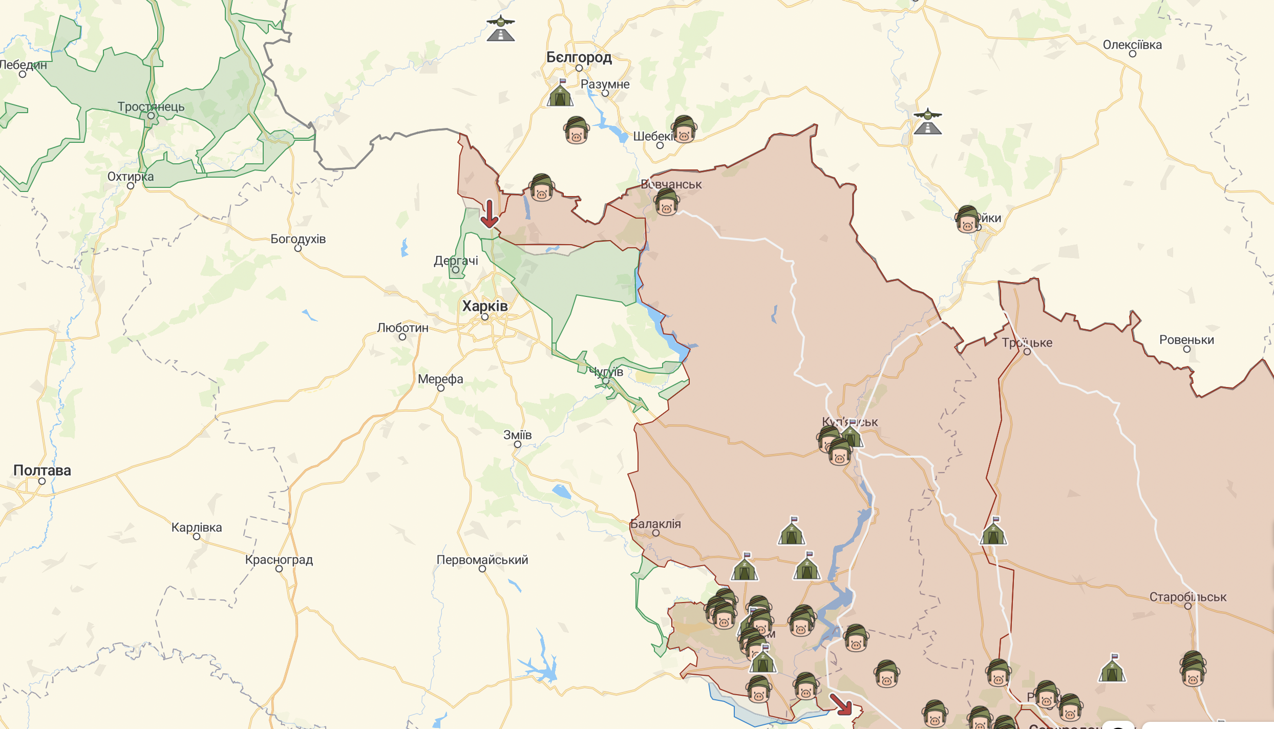 Карта войны в Украине на 18 августа: что происходит на фронтах
